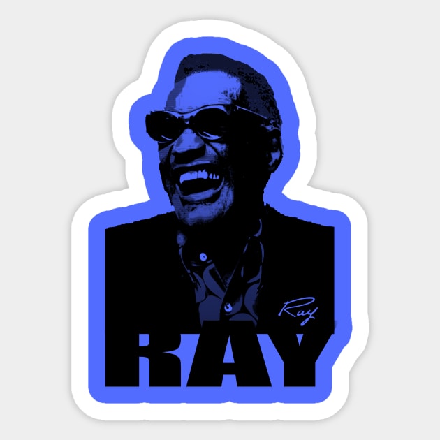 Ray Charles Sticker by Taurus_Designs